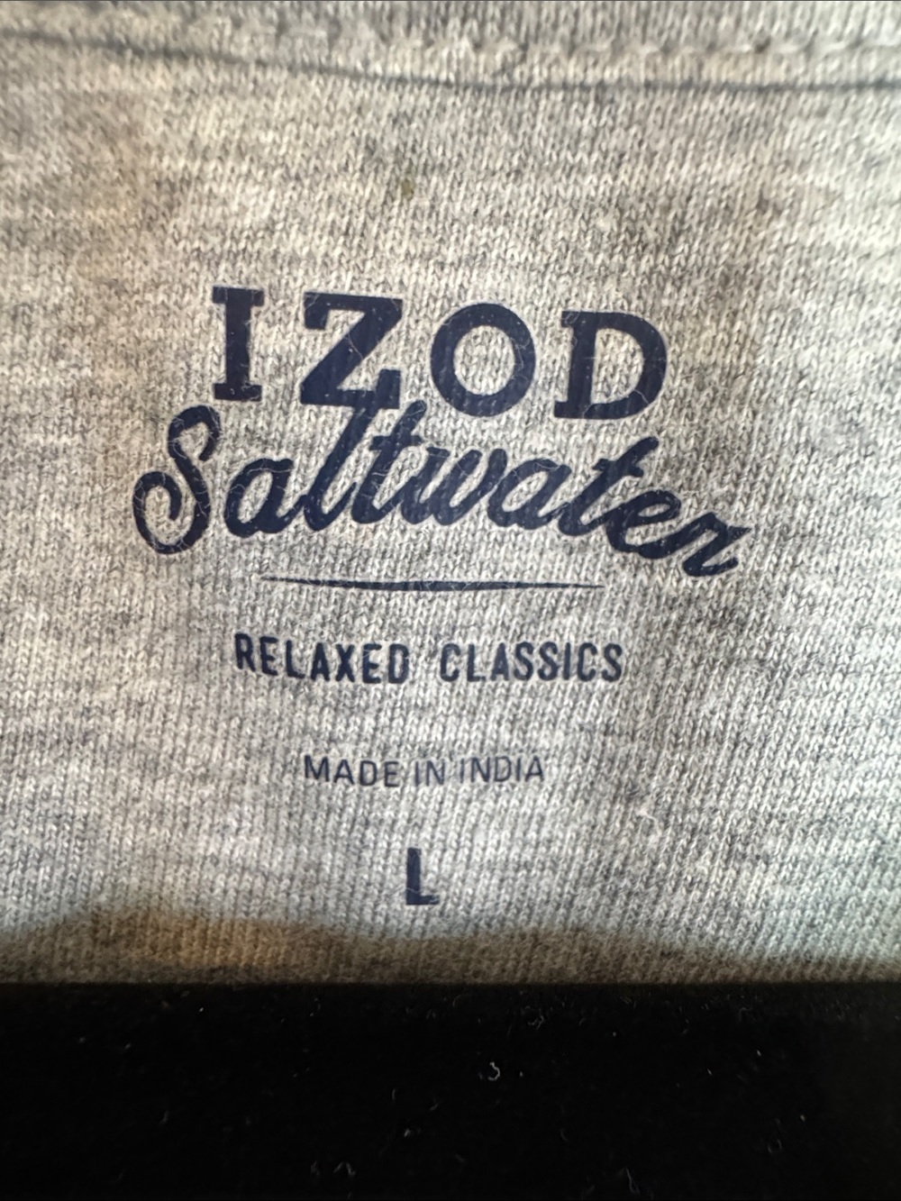 EUC Izod Short Sleeve Pocket Tee in Pale Yellow with Gray Accent Size L - Picture 3 of 8